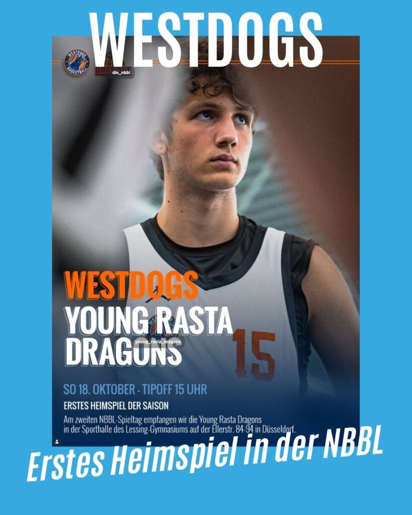 Erstes Heimspiel der WESTDOGS (NBBL)